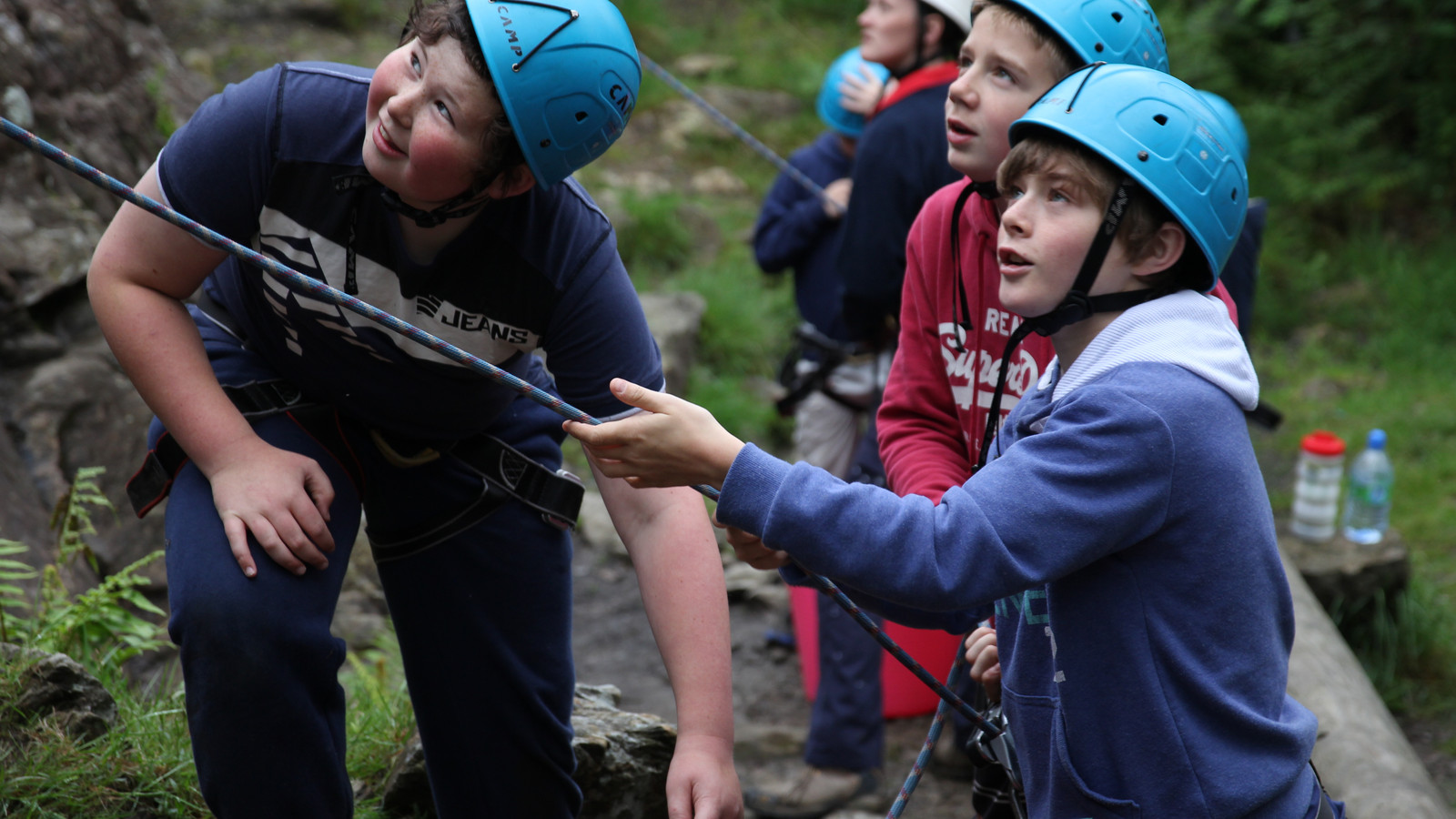 Scouts Climbing at Dalby