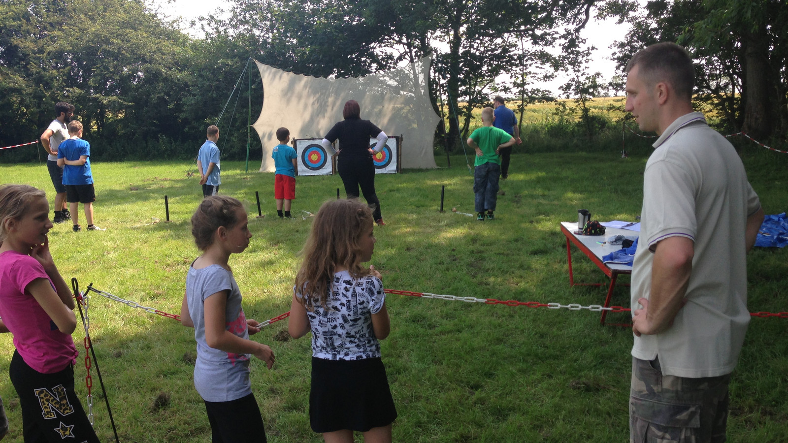 cubs on the archery range