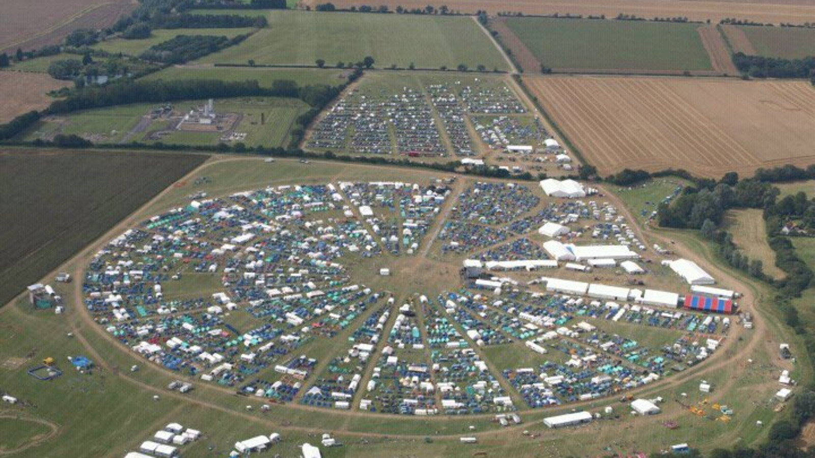 Essex Jamboree from the air