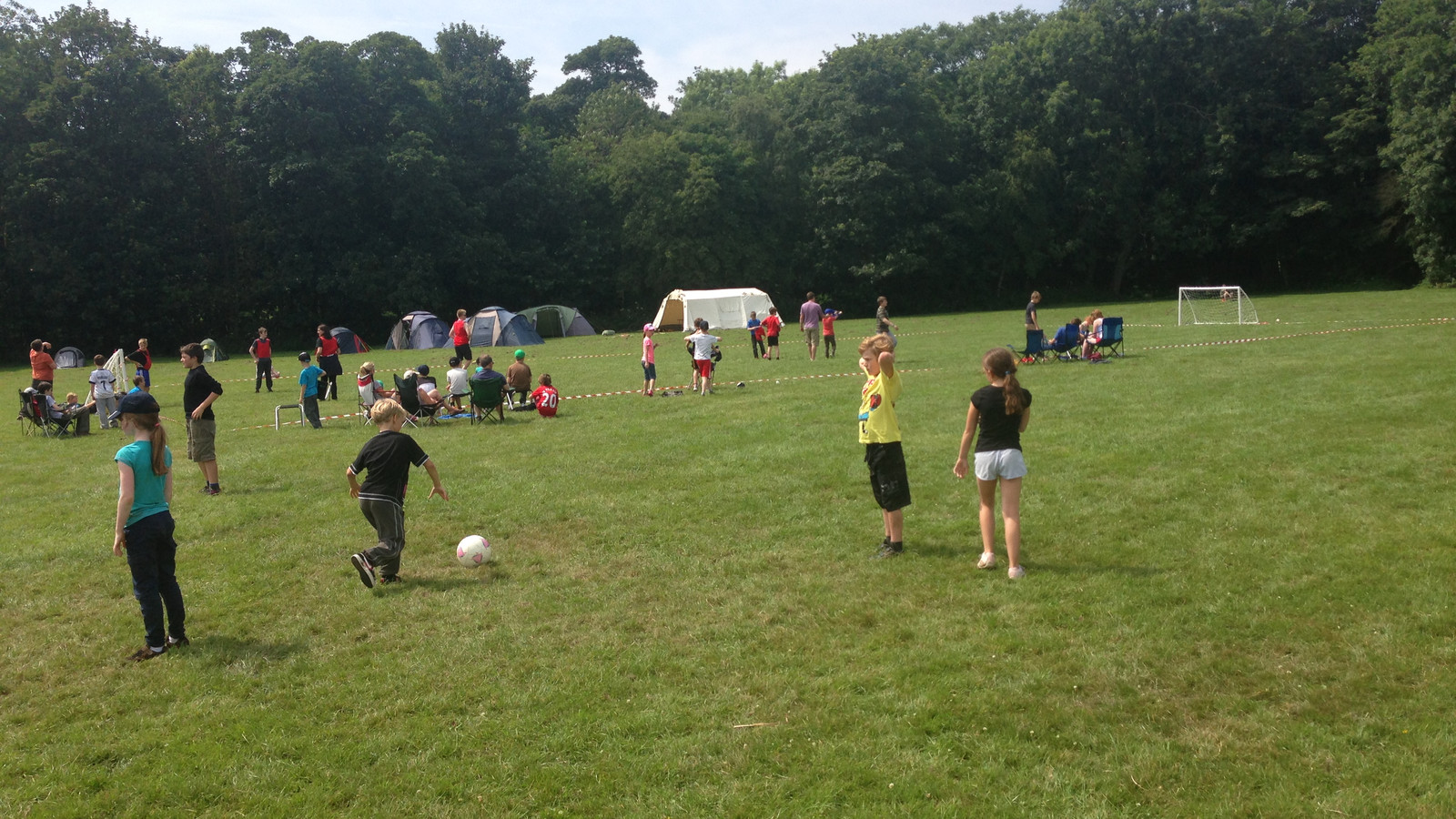 football on the field