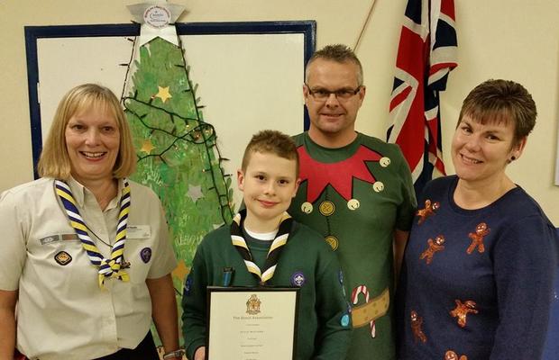 Hessle Cub gets Meritorious Conduct Award