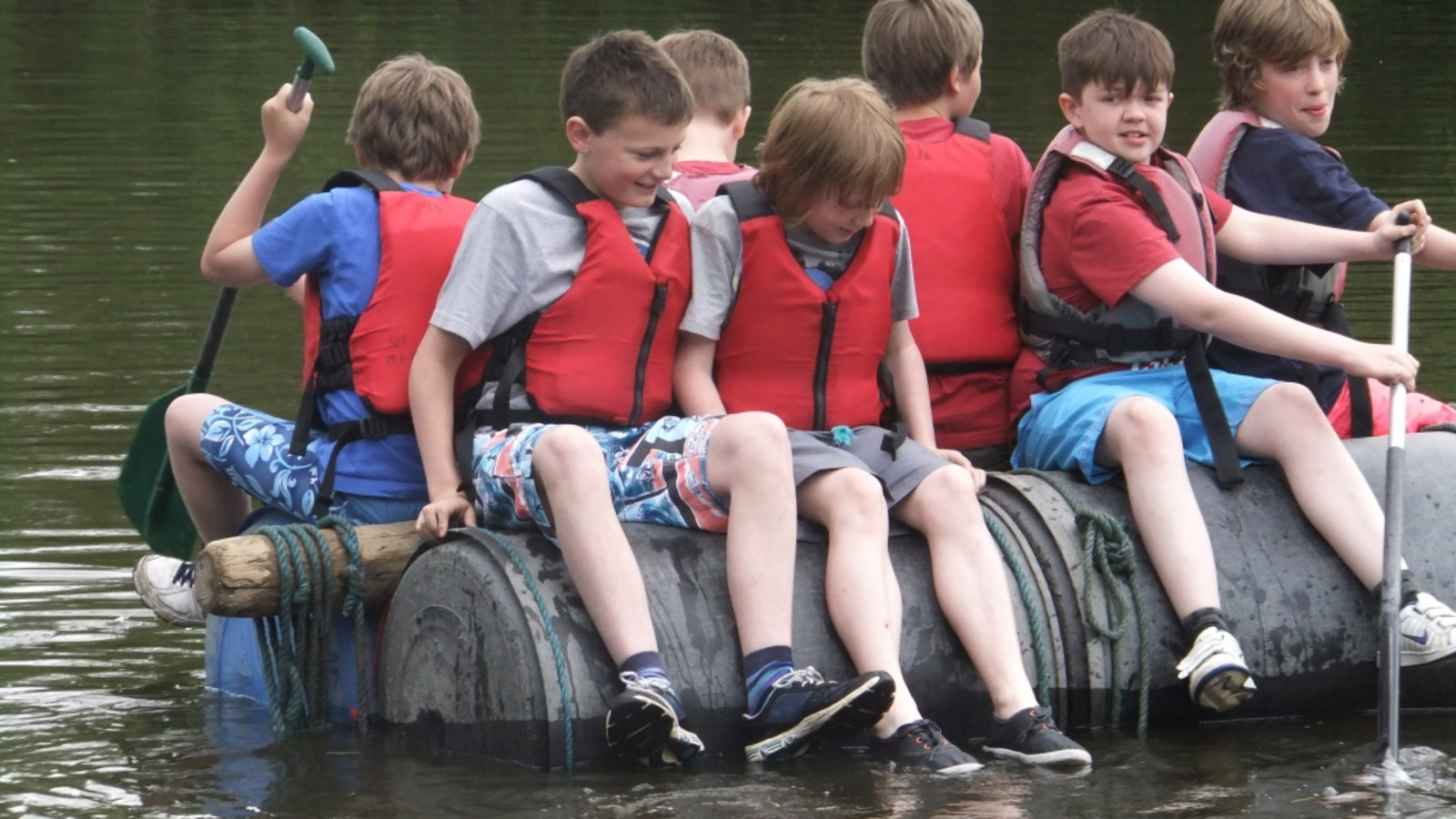 Scouts Rafting