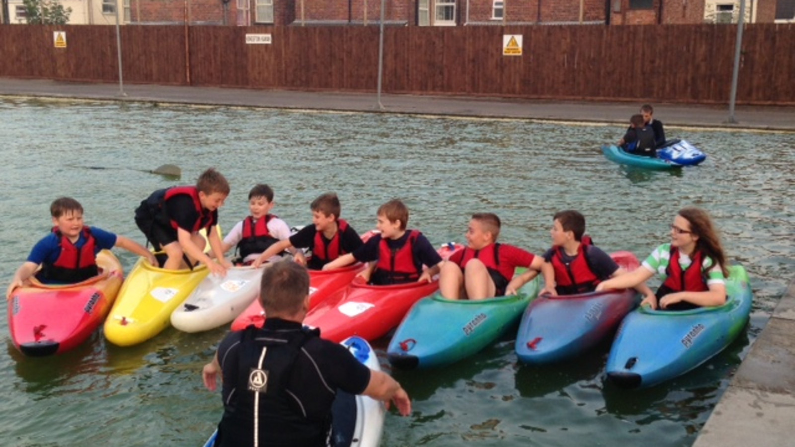 Kayaking at Albert Avenue Pool