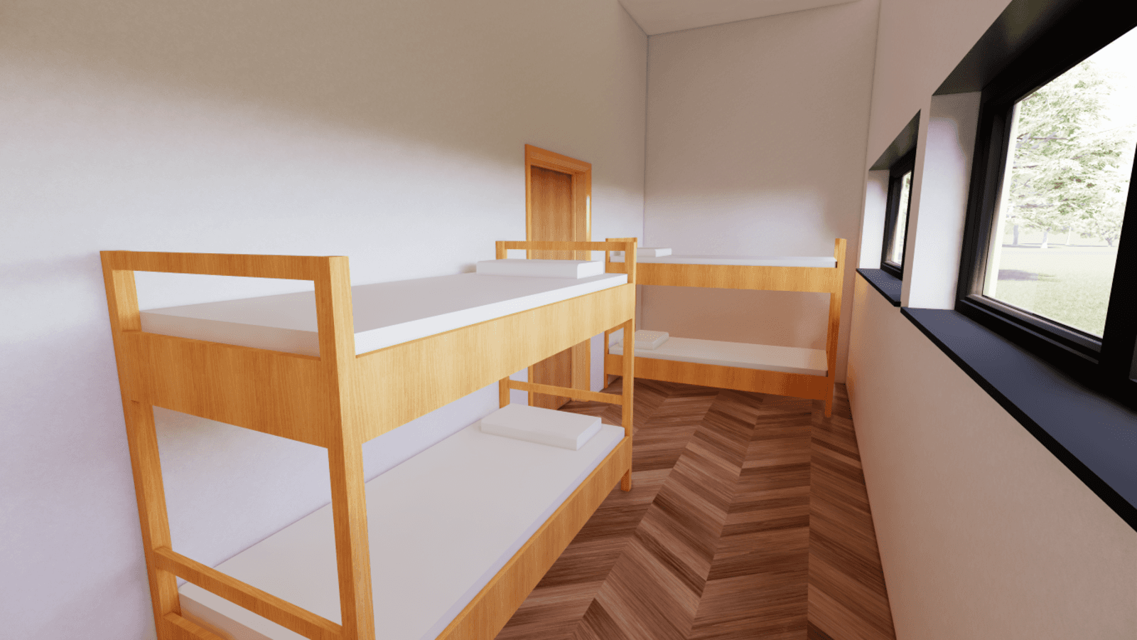 Leader / Staff Bunk Room (4 beds)