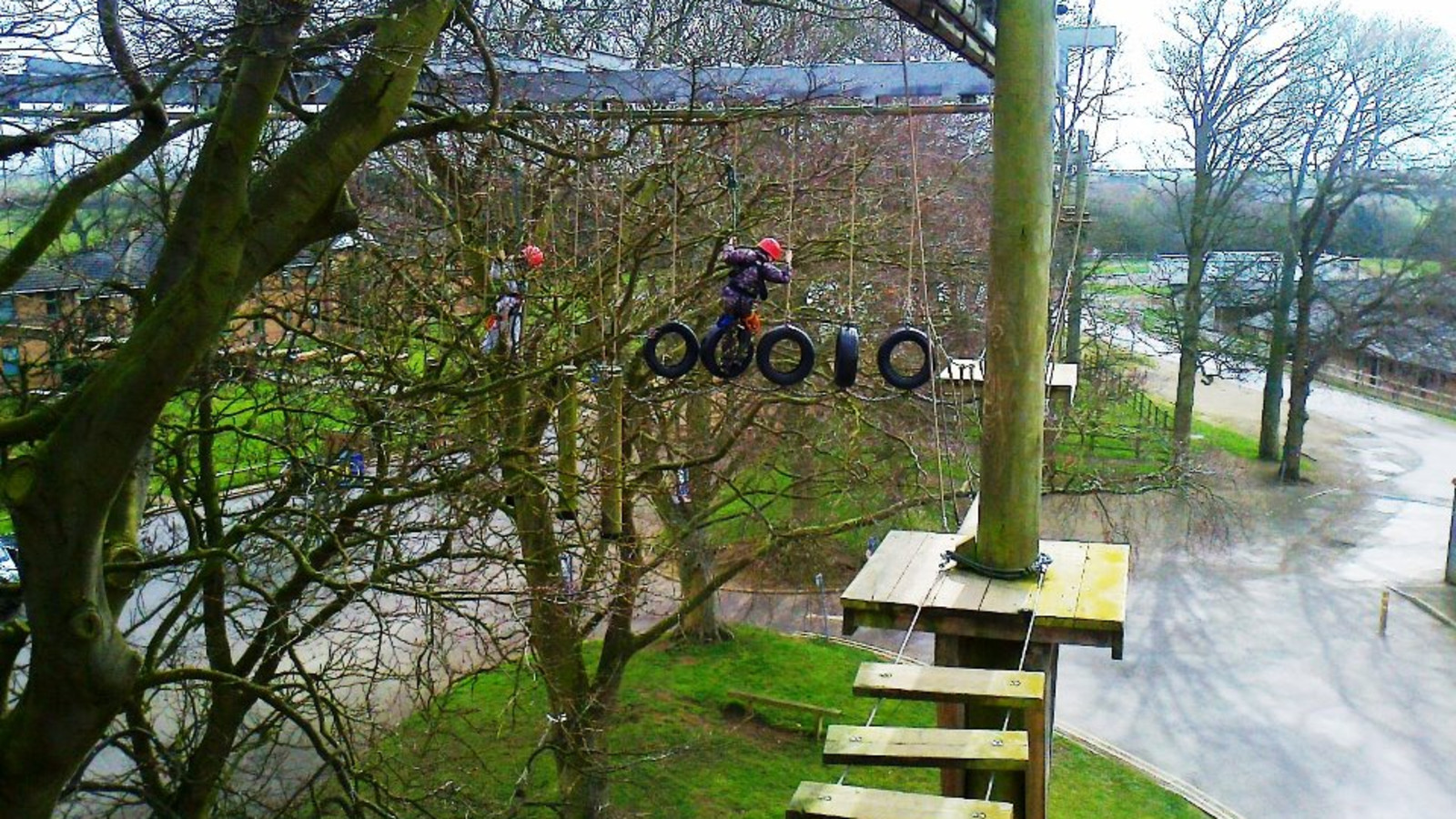 High ropes challenge