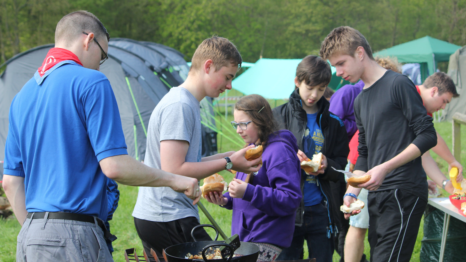 Camping at Bail Wood