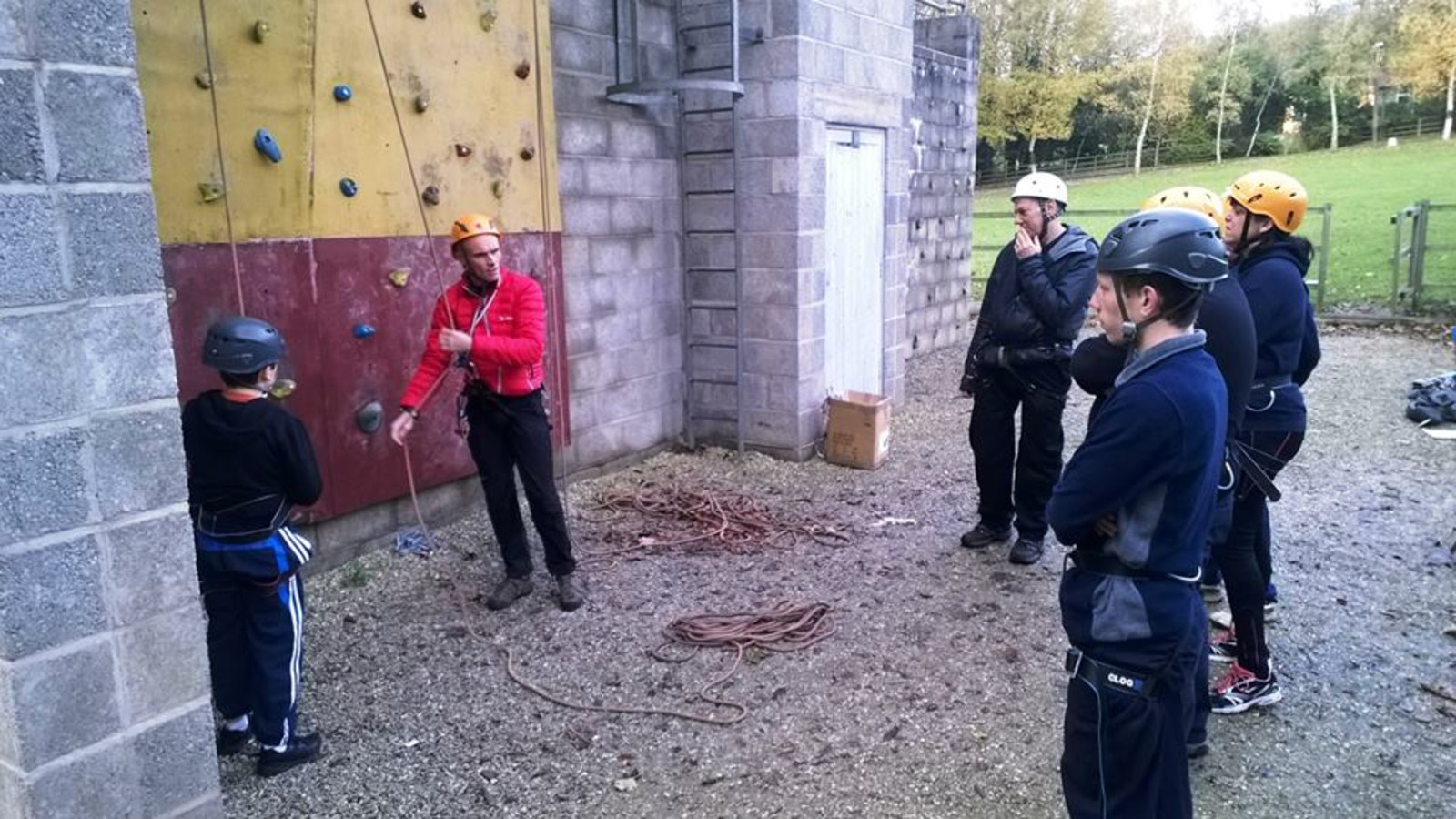 Climbing at Raywell