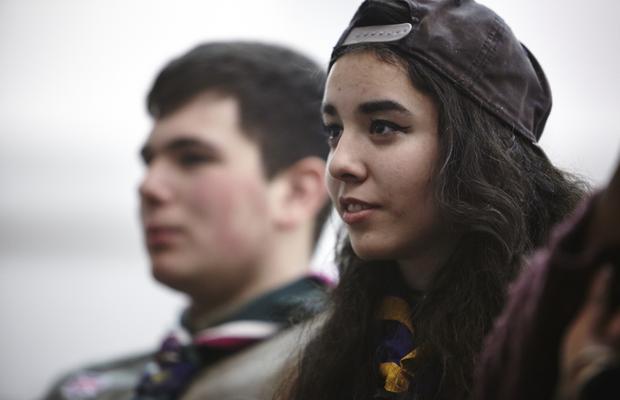 Explorers listening