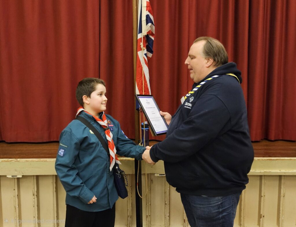 Extraordinary Service Sutton Scout Laurie Honored With County Commenda 1