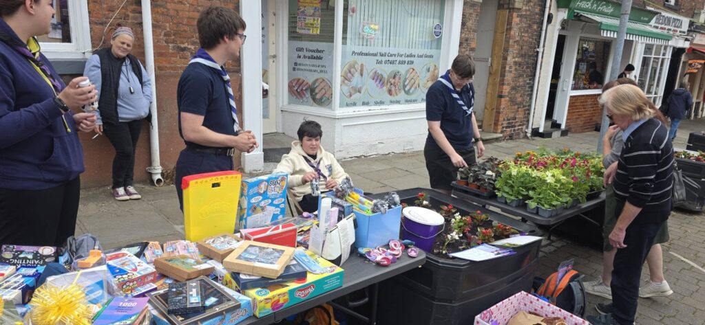 Hedon Scouts Fundraise At Hedon Market